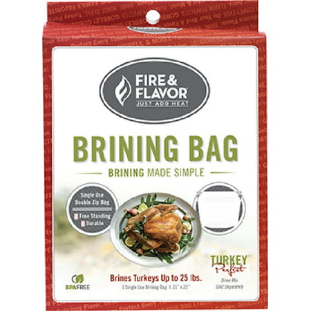 Fire And Flavor Turkey Brine Bag (Best Brine For Fresh Turkey)