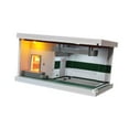thumbnail image 2 of QccHieUs 1/64 Model Car Display Case Diorama Parking Lot Scene with Light Micro Landscape Green, 2 of 9