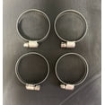 thumbnail image 1 of Helix Racing Hose Clamp 114-6416 1/2 Inch To 1-1/2 Inch Clamping Range; Worm Gear Style; Stainless Steel; Pack Of 4, 1 of 1