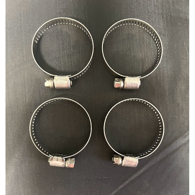 Helix Racing Pince de Tuyau 114-6416 1/2 Pouce à 1-1/2 Pouce Gamme de Serrage; Style Ver; Acier Inoxydable; Lot de 4