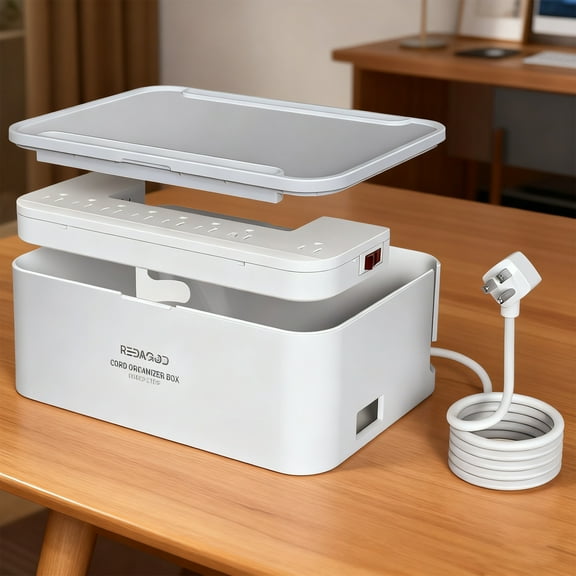 Redagod 8-Outlet Surge Protector with Accessories Included