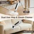 thumbnail image 6 of 12-in-1 Steam Mop with Detachable Handheld Cleaner, 23FT Cord, 3 Steam Modes LED Display for Floor Tile Carpet, 6 of 6