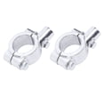 thumbnail image 1 of Mirror Mount Clamp High Strength Aluminum Universal Handlebar Holder Bracket Adapter for ATV Scooter Project Bikes 25mm 2PCS, 1 of 7