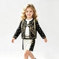 thumbnail image 5 of 3-Piece Pop Idol Cosplay Costume Set with Coat Top and Shorts for Halloween Party Stage Role Play Dress Up Outfit 100, 5 of 8