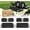 Grey/Black, variant on Nilight Golf Cart Seat Covers Set Front and Rear Grey Black Sun Scratch Resistant Washable Breathable Sandwich Mesh No Staple for 1994-2013 EZGO TXT/EZGO RXV/2000-2026 Club Car DS