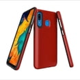thumbnail image 3 of TopSave Triangle Designed PC+TPU Dual Layer Armor Case For Galaxy A20s,Red, 3 of 3