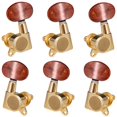 thumbnail image 1 of Clavijas Afinación Guitarra 6 Uds Afinadores Cabezales Máquina Con Perilla Cerrada, 1 of 6