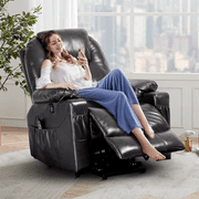 Fairyland Electric Recliner Living Room, Bedroom Black Massage Chair for the Elderly.