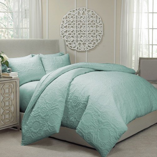Vue Barcelona Quilted Coverlet and Duvet Cover Ensemble