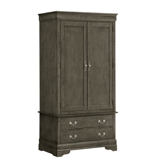 Louis Phillipe Gray Armoire