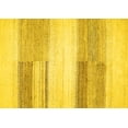 thumbnail image 1 of Ahgly Company Machine Washable Indoor Rectangle Solid Yellow Modern Area Rugs, 7' x 9', 1 of 4