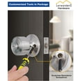 4 Sets Keyed Alike Entry Door Knobs and Single Cylinder Deadbolt Lock