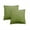 Green Moss, variant on Home Soft Things Faux Fur Throw Pillow Cover 2 pcs Set - Aqua - 20'' x 20''
