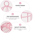 thumbnail image 2 of KAKOWELY 3PCS Exquisite Mini Storage Adornment Mini Bird Cage Desktop Storage Decoration,3.46"X2.17"X2.17", 2 of 4