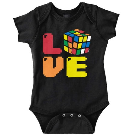 

Love Cube Rubik s Game Bodysuit Jumper Girls Infant Baby Brisco Brands 18M