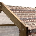 thumbnail image 4 of Tribal Pet House, Indigenous Art Horizontal Borders with Flying Birds and Geometric Elements, Outdoor & Indoor Portable Dog Kennel with Pillow and Cover, 5 Sizes, Orange Brown Beige, by Ambesonne, 4 of 4