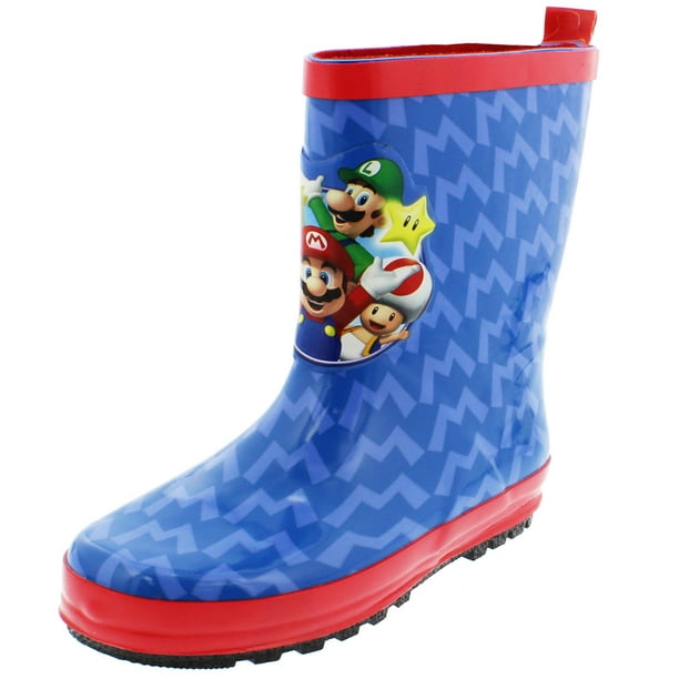 Super Mario Bros. Super Mario Brothers Boys Rain Boots Super Mario Bros. Super Mario Brothers Boys Rain Boots