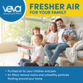 thumbnail image 3 of VEVA HPA300 HEPA Filter Replacement Compatible with Honeywell Air Purifier - 3 Pack of HEPA Filters w/ 4 Precut Activated Carbon, 3 of 9