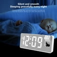 thumbnail image 4 of Electronic Gadgets Qwtwty Projection Alarm Clock New Mirror Large Screen Display Silent Sleep Electronic Clock Multifunctional Intelligent Digital Nightlight Desk Clock, 4 of 5