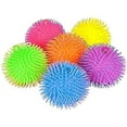 thumbnail image 2 of Gadgets 9 Inch Thick Squishy Puffer Ball - 2 Tone Yellow Color, 2 of 2