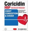 Coricidin HBP Chest Congestion & Cough Medicine, Liquid Gels, 20 Ct