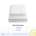 thumbnail image 4 of Juego de sábanas Sweet Home Collection 1800 Supreme Twin White, 4 of 6