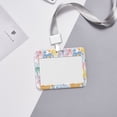 thumbnail image 6 of Cauagu Zebra Colourful for ID Badge Holder,Badge Holder with Windows Key Card Work Badge Sleeve for Office/ Factory/ID Credit Cards/Proximity Key Cards, 6 of 7