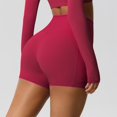 thumbnail image 5 of Women's High Waisted Biker Shorts with Pockets Stretchy Workout Yoga Legging Shorts, 5 of 8