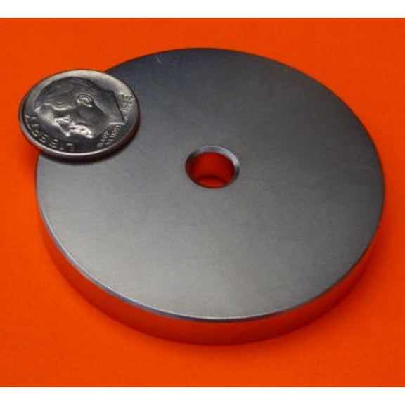Rare Earth Ring Magnets 2 in OD x 1/4 in ID x 1/4 in Neodymium