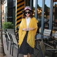 thumbnail image 6 of harmtty Ethnic Style All-match Solid Color Cotton Linen Women Soft Long Scarf Shawl,Purple, 6 of 8