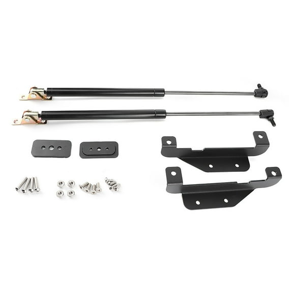 Front Engine Cover Hood Hydraulic Support Rod Lift Bar Black Fit for Jeep Wrangler JL 2018+