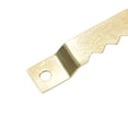 thumbnail image 4 of Uxcell 2-3/5" Picture Hangers Iron Zinc Plated Golden 30 Pack, 4 of 5