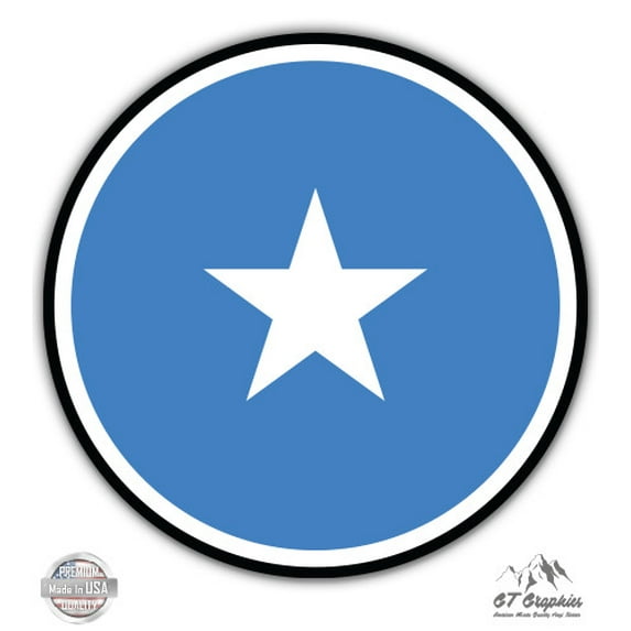 Somalia Flag - 8" Vinyl Sticker - For Car Laptop I-Pad - Waterproof Decal