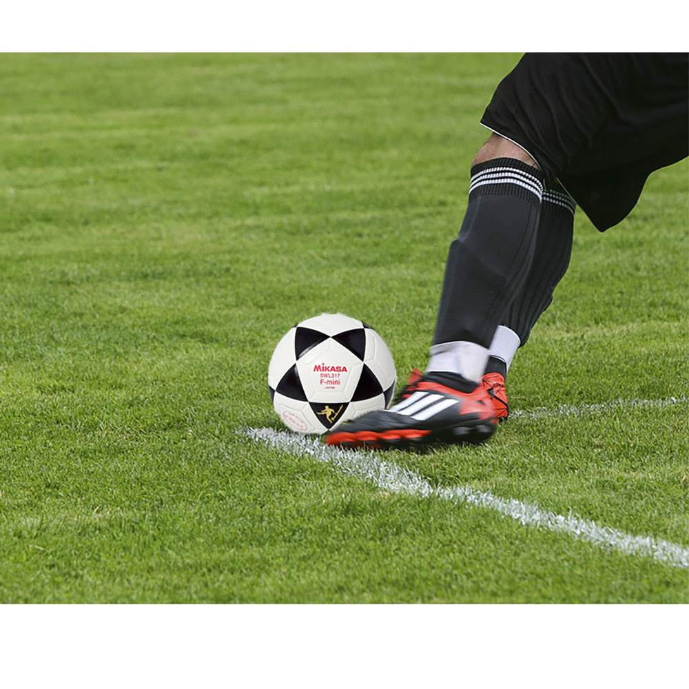 Mikasa Futsal Soccer Ball, Size 1, Black and White