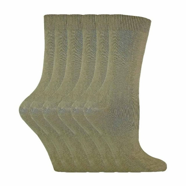 Sock Snob - 6 Paires de Chaussettes Cheville pour Femmes, Couleur Unie, Riche en Coton