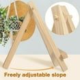 thumbnail image 3 of KY 40 Pack 5 Inch Mini Wood Easel Stand Mini Wood Display Easel Wooden Tripod Holder Stand for Painting Portable Canvas Photo Picture Sign Displaying Small Business Cards Artist Phone Wedding, 3 of 7