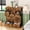 Brown 1359#, variant on Pink 15 Drawer Fabric Dresser A Versatile Storage Solution with Metal Frame for Bedroom Living Room Kitchen and Bathroom