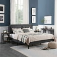 thumbnail image 2 of VECELO 3-Piece Bedroom Sets Bed Frame and 2 Nightstands, 2 of 9