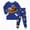 H470-Blue, variant on Kids Pajamas Sets Boys Girls 2-Piece Sleepwear Set Cotton Long Sleeve Casual Kids Clothes 3 6 9 12 18 24 Months 2t 3t 4t 5t 6t 7t 8t 9t(Dark Purple,2-3 Y)