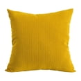 thumbnail image 1 of Throw Pillow Covers 22x22 Inch, Corduroy Ribbed Decorative Square Pillowcases, Farmhouse Holiday Cushion Covers for Couch Sofa Living Room Bedroom Outdoor Home Decor, 1 of 7