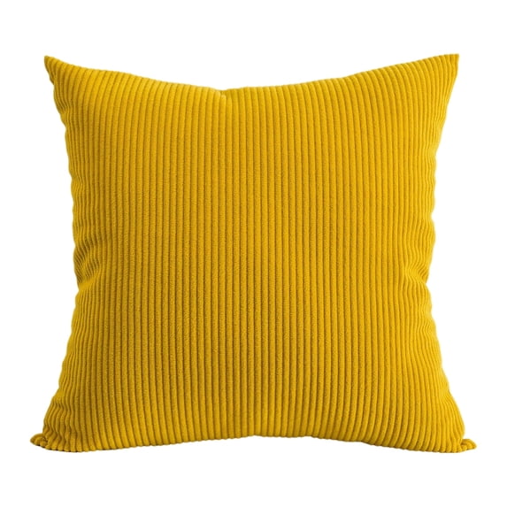 Throw Pillow Covers 22x22 Inch, Corduroy Ribbed Decorative Square Pillowcases, Farmhouse Holiday Cushion Covers for Couch Sofa Living Room Bedroom Outdoor Home Decor