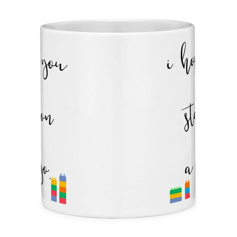 Funny Mugs - I hope you step on a lego mug - Mug Funny Funny Coffee Mugs  (15oz)