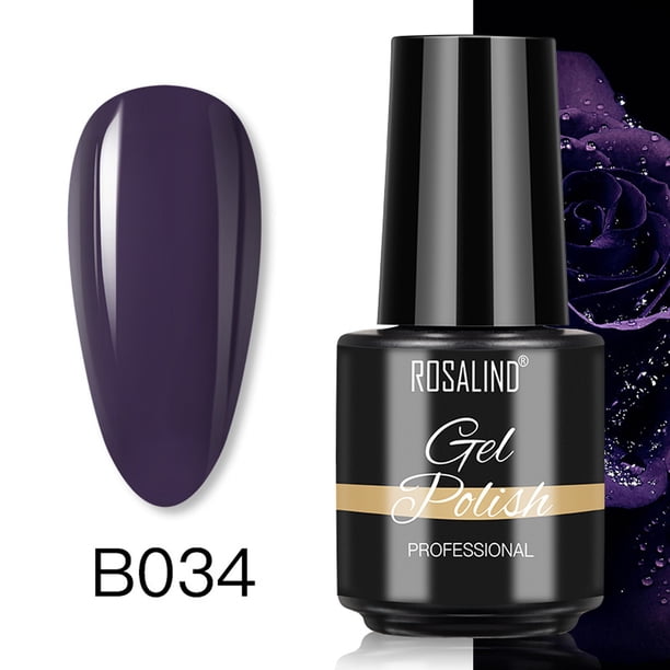 Gel de uñas transparente para esculpir uñas para decoración de uñas ROSALIND 7 ml Esmalte en gel brillante para diseño de uñas con lámpara LED/UV