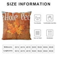 thumbnail image 5 of Hello Fall Maple Leaf Pumpkin Pillow Covers, Autumn Thanksgiving Harvest Polka Dots Stripes Seasonal Pillowcases,Fall Themed Decorate Home Farmhouse,Fall Outdoor Pillow Covers, 5 of 5