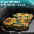 thumbnail image 4 of Premium Sunflower Pattern Memory Foam Seat Cushion Ergonomic Chair Pad for Office Chair, Car, Airplane & Bleachers Sciatica, Tailbone Hip & Back Pain Relief - Chair Cushion for Long Office Workers., 4 of 5