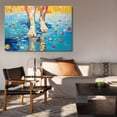 thumbnail image 6 of Abstract Art Modern Decorative Painting Feet Framed Canvas Poster Bedroom Decor Sports Landscape Office Room Decor Gift,Frame-style,12x18inch(30x45cm), 6 of 8
