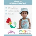 thumbnail image 3 of Disney The Little Mermaid Baby Girls' 3-Piece Tank Top and Shorts Set Ariel Flounder Blue, 3 of 5