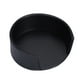 thumbnail image 4 of Posavasos de cuero PU con soporte, juego de 6 posavasos para protección de mesa, redondo negro, 4 of 8