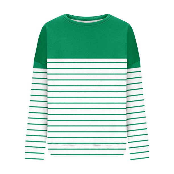 Gibobby Sudadera mujer Sudadera de Manga Larga para Mujer de Gran tamaño de otoño de Talla Grande(Verde,G)