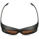 thumbnail image 4 of Gafas de sol Dioptics Solar Shield Elm se ajustan sobre negro y ámbar, 4 of 4